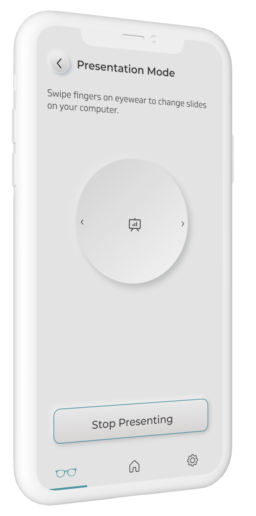 EyeX presentation remote control