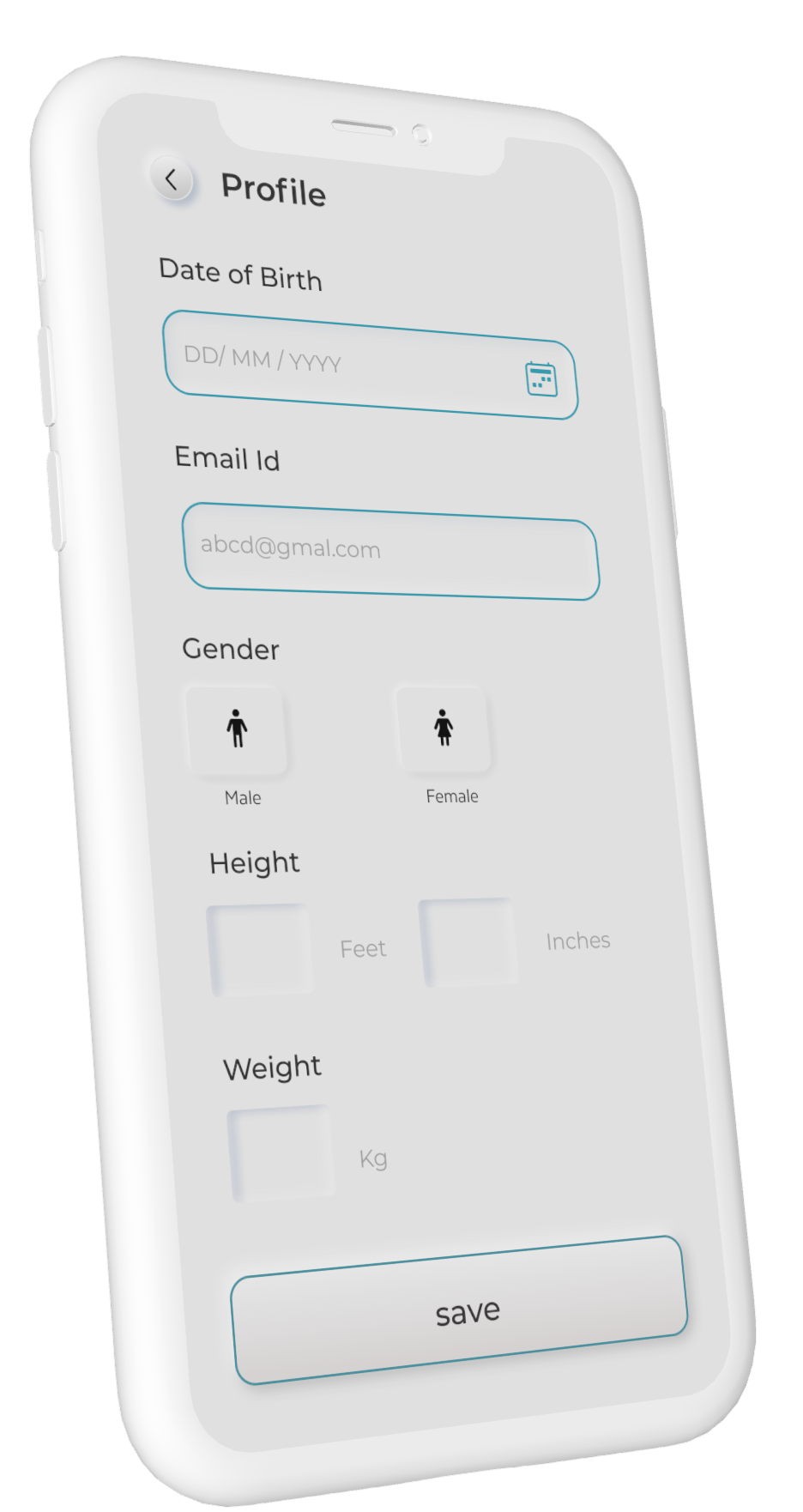 EyeX profile and fitness inputs